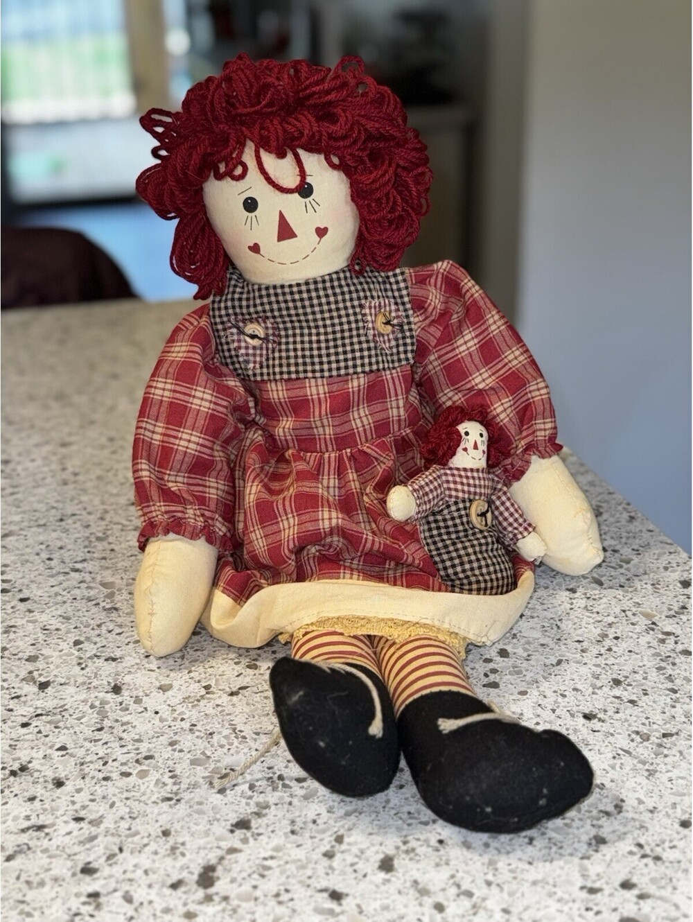 Vintage Raggedy Ann with Baby Rag Doll
